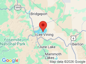 Map of Site Report: Mono Lake, United States of America
